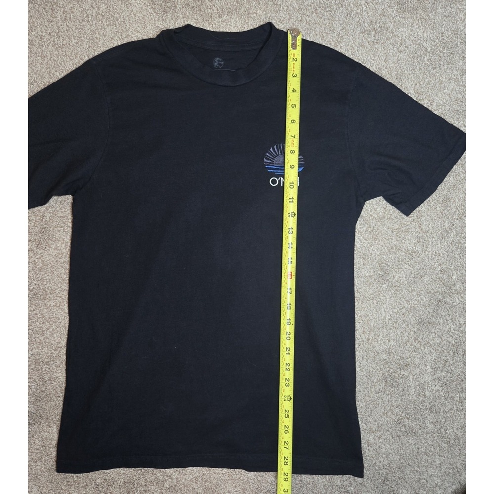 O'Neill Black Relaxed Fit Embroidered Men's Crew Neck Short Sleeve T-Shirt S - Picture 4 of 6